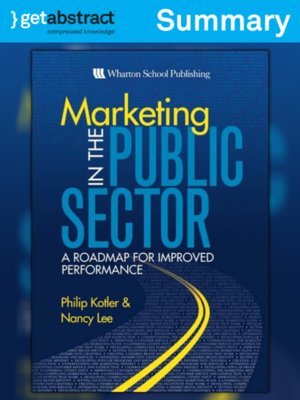 cover image of Marketing in the Public Sector (Summary)